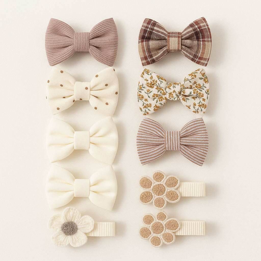 Soft Bow & Clip Pair