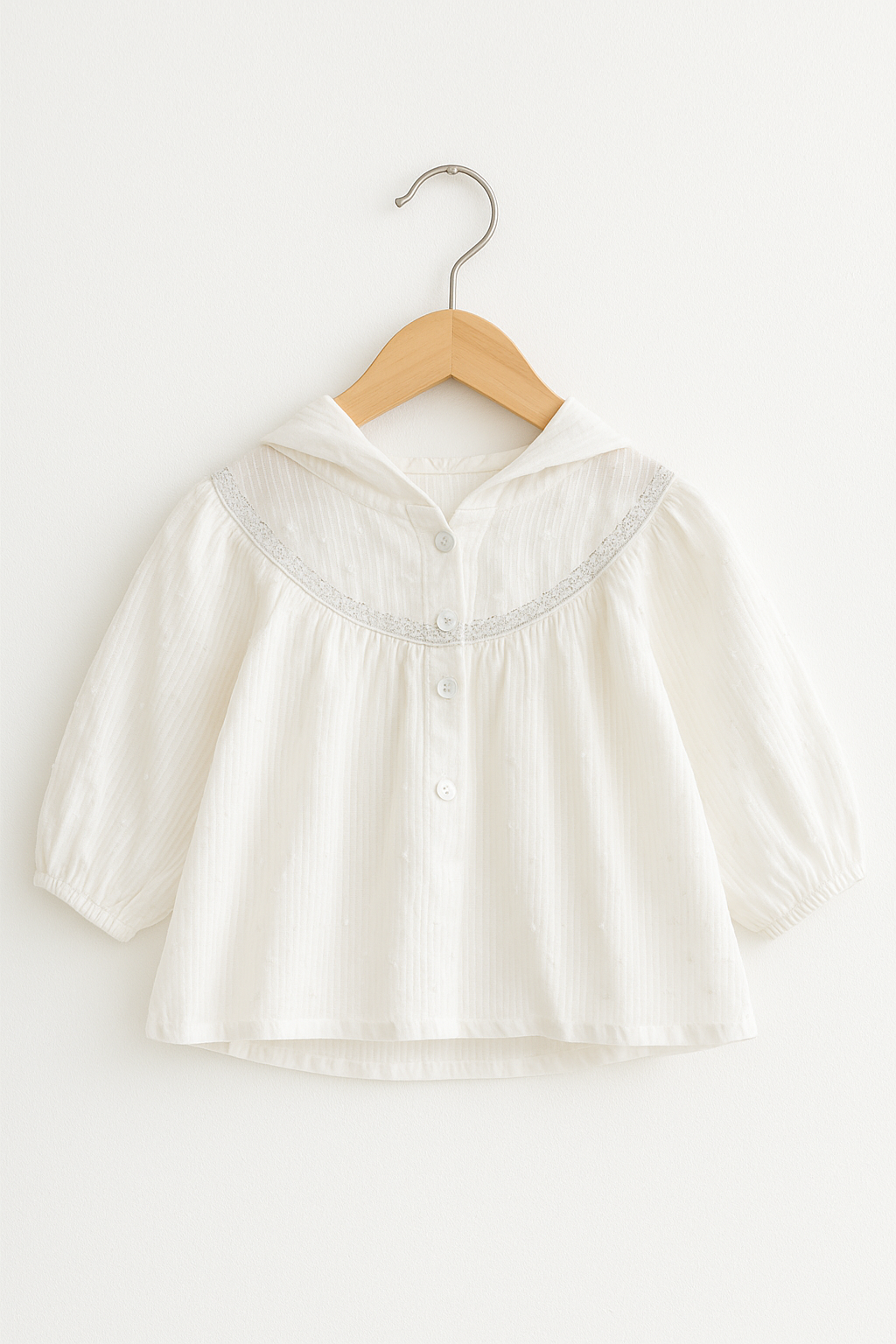 Hoodie Cotton Long Sleeve Blouse