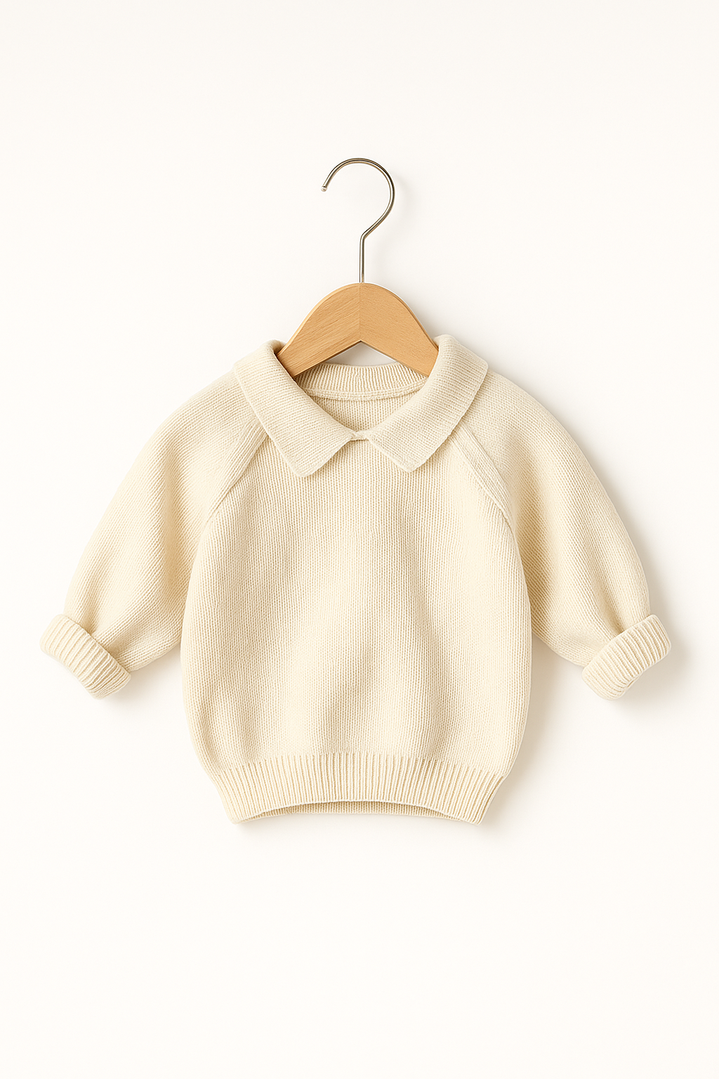 Peter Pan Collar Knit Sweater