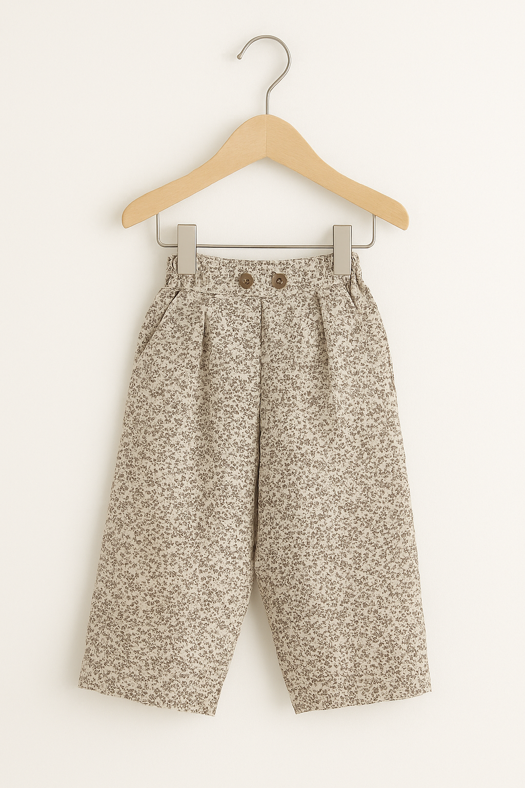 Floral Ankle-Length Pants